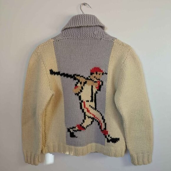 Wool sweater baseball size Small - Picture 4 of 5